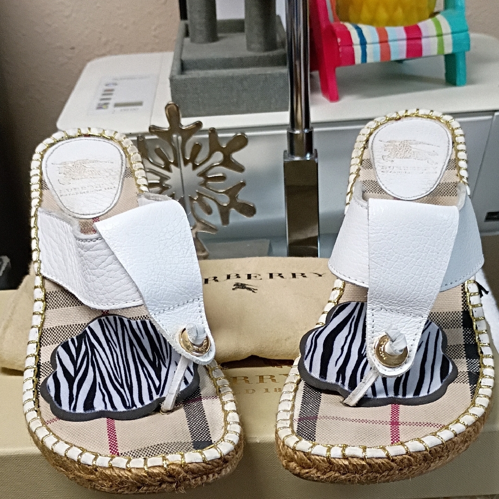Burberry Wedge Espadrilles